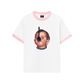 Áo Thun Ringer Relaxed Fit Funny spoon-covered face boy