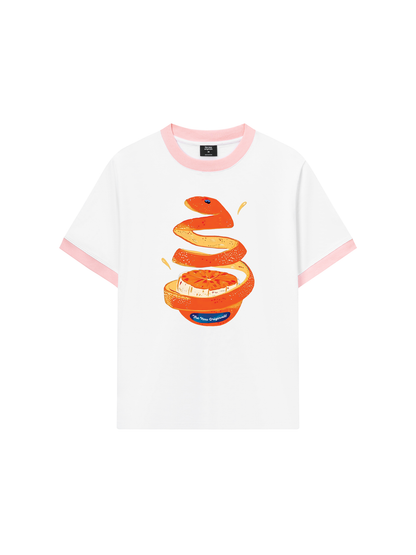 Áo Thun Ringer Relaxed Fit Orange Fruit