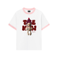 Áo Thun Ringer Relaxed Fit Cute Puppy