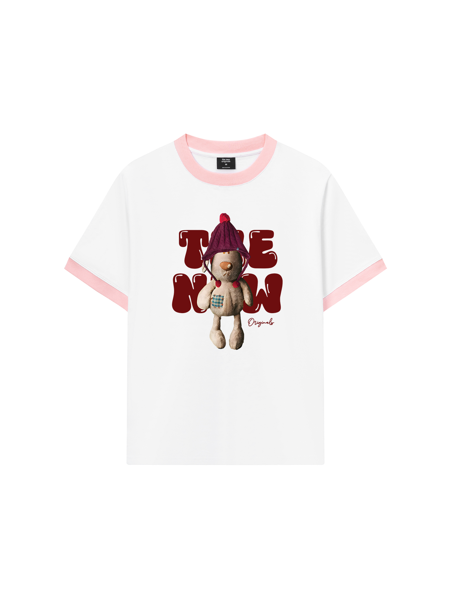 Áo Thun Ringer Relaxed Fit Cute Puppy