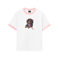 Áo Thun Ringer Relaxed Fit Animal Pink Glasses