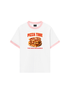 Áo Thun Ringer Relaxed Fit Foody Pizza Time