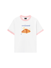 Áo Thun Ringer Relaxed Fit Croissant