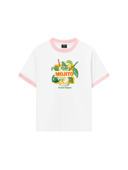 Áo Thun Ringer Relaxed Fit Fresh Lime Mojito