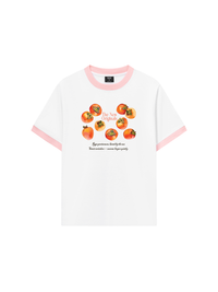 Áo Thun Ringer Relaxed Fit Ripe persimmons
