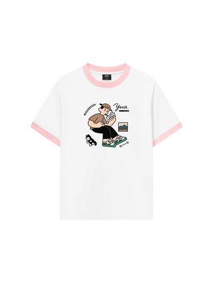 Áo Thun Ringer Relaxed Fit Weekend Boy