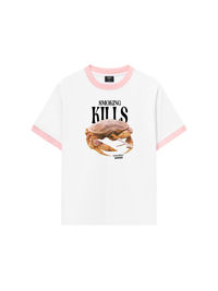 Áo Thun Ringer Relaxed Fit Ocean Smoking Kills