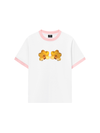 Áo Thun Ringer Relaxed Fit Flower Piercing Art
