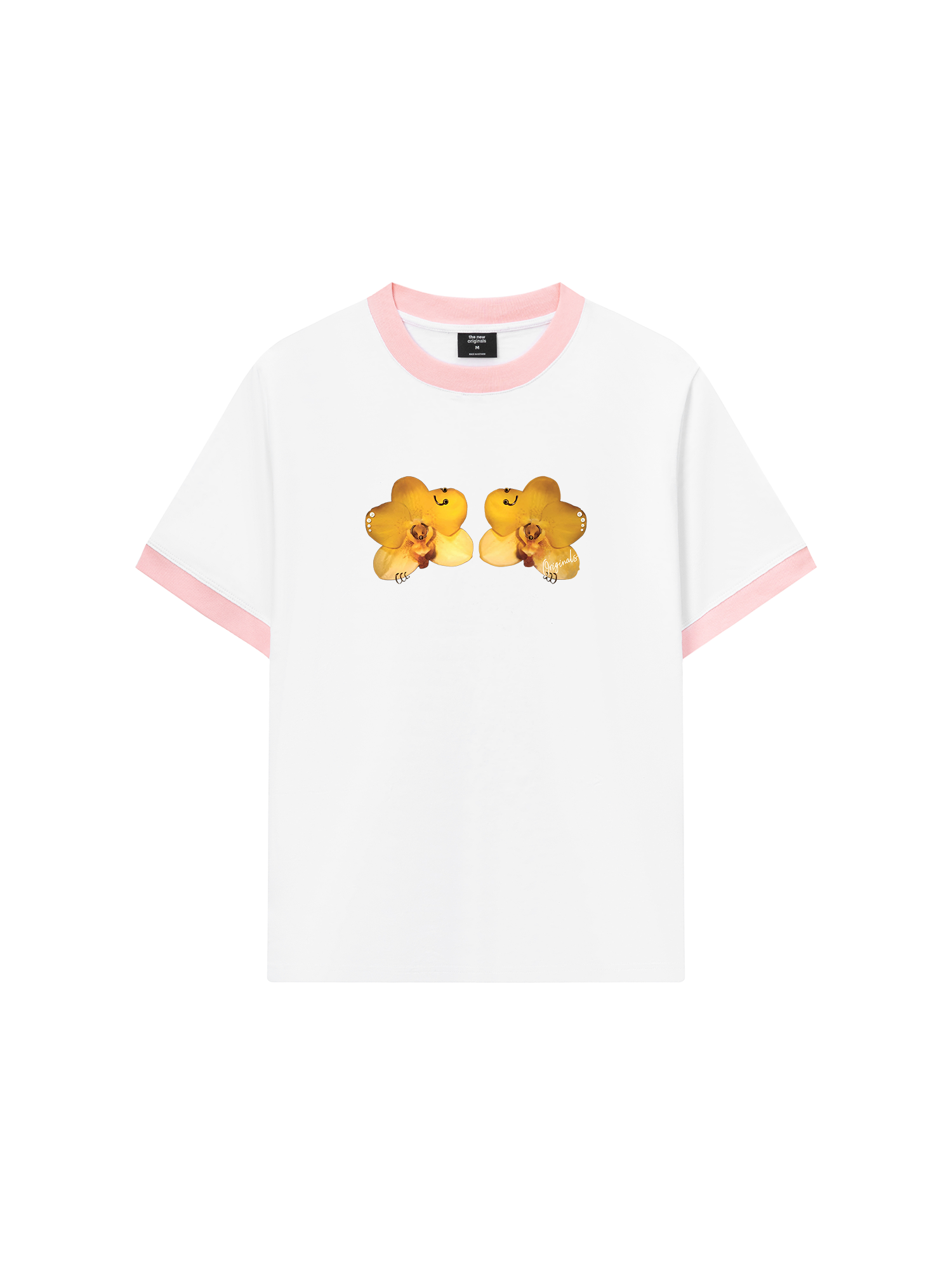 Áo Thun Ringer Relaxed Fit Flower Piercing Art