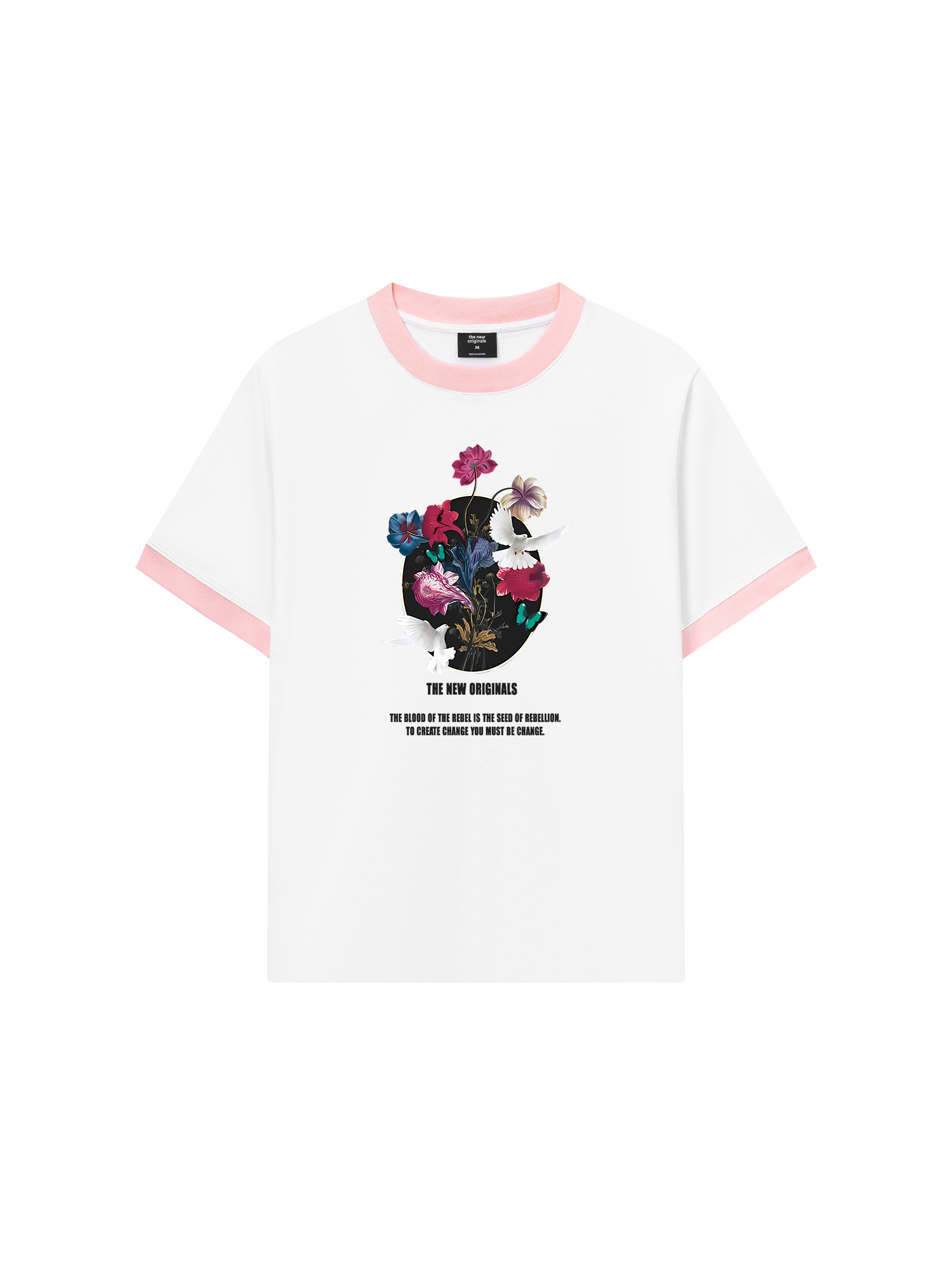 Áo Thun Ringer Relaxed Fit Be Bold The Blood Of The Rebel