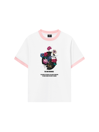 Áo Thun Ringer Relaxed Fit Be Bold The Blood Of The Rebel