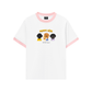 Áo Thun Ringer Relaxed Fit Animal Puppy Girl