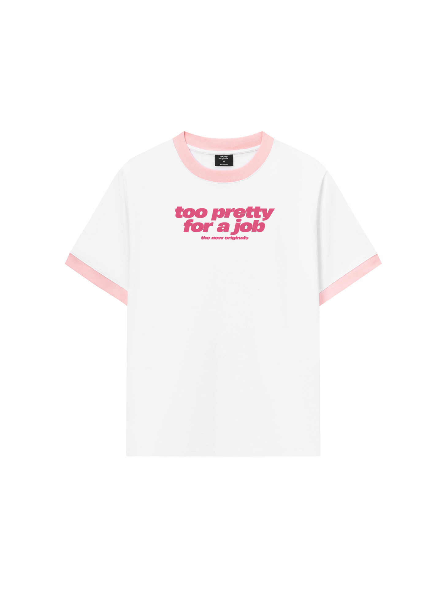 Áo Thun Ringer Relaxed Fit Life Vibe Too Pretty