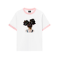 Áo Thun Ringer Relaxed Fit Colorful Diamond Hairpin Afro Girl