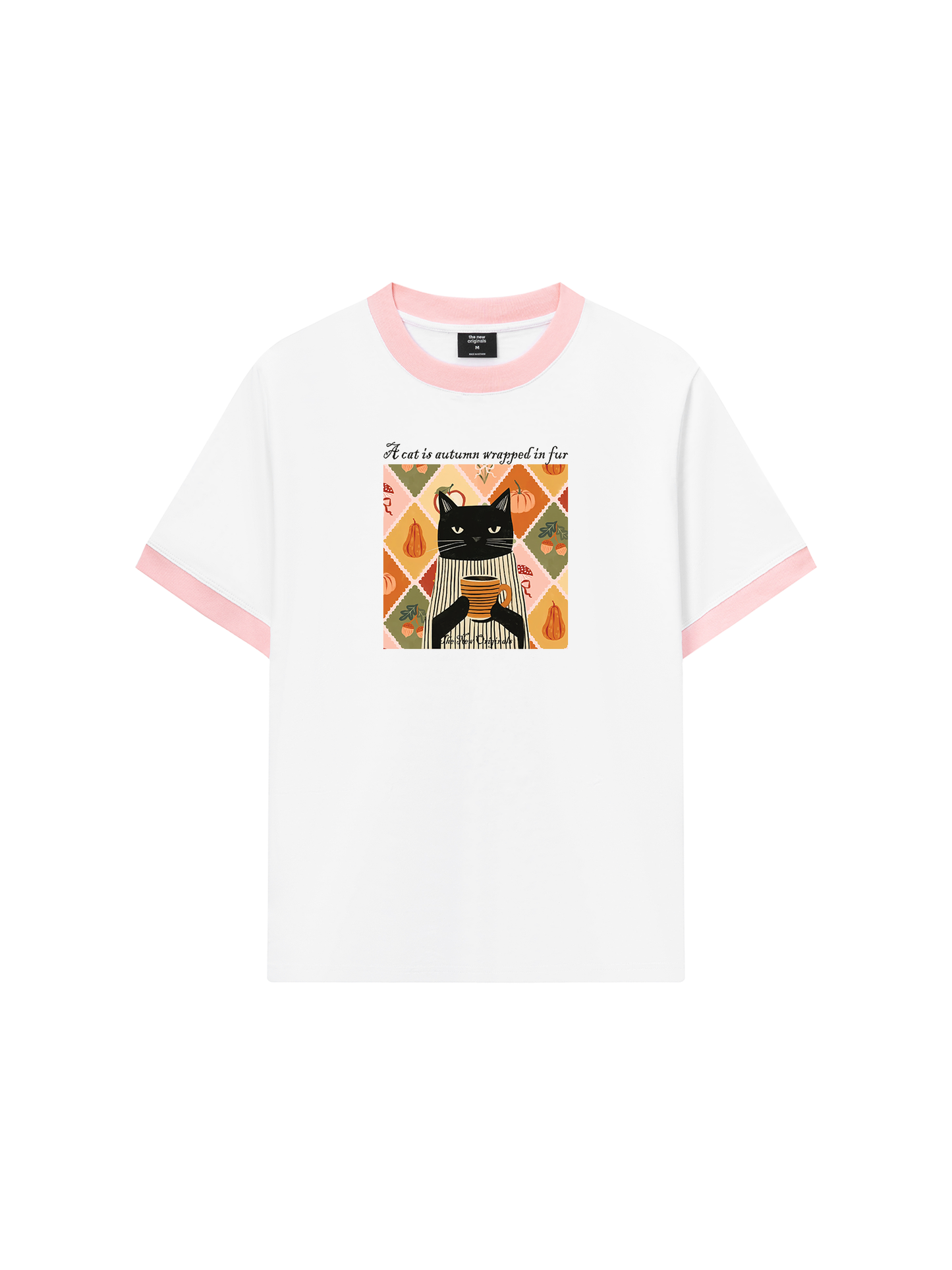 Áo Thun Ringer Relaxed Fit  A Cat