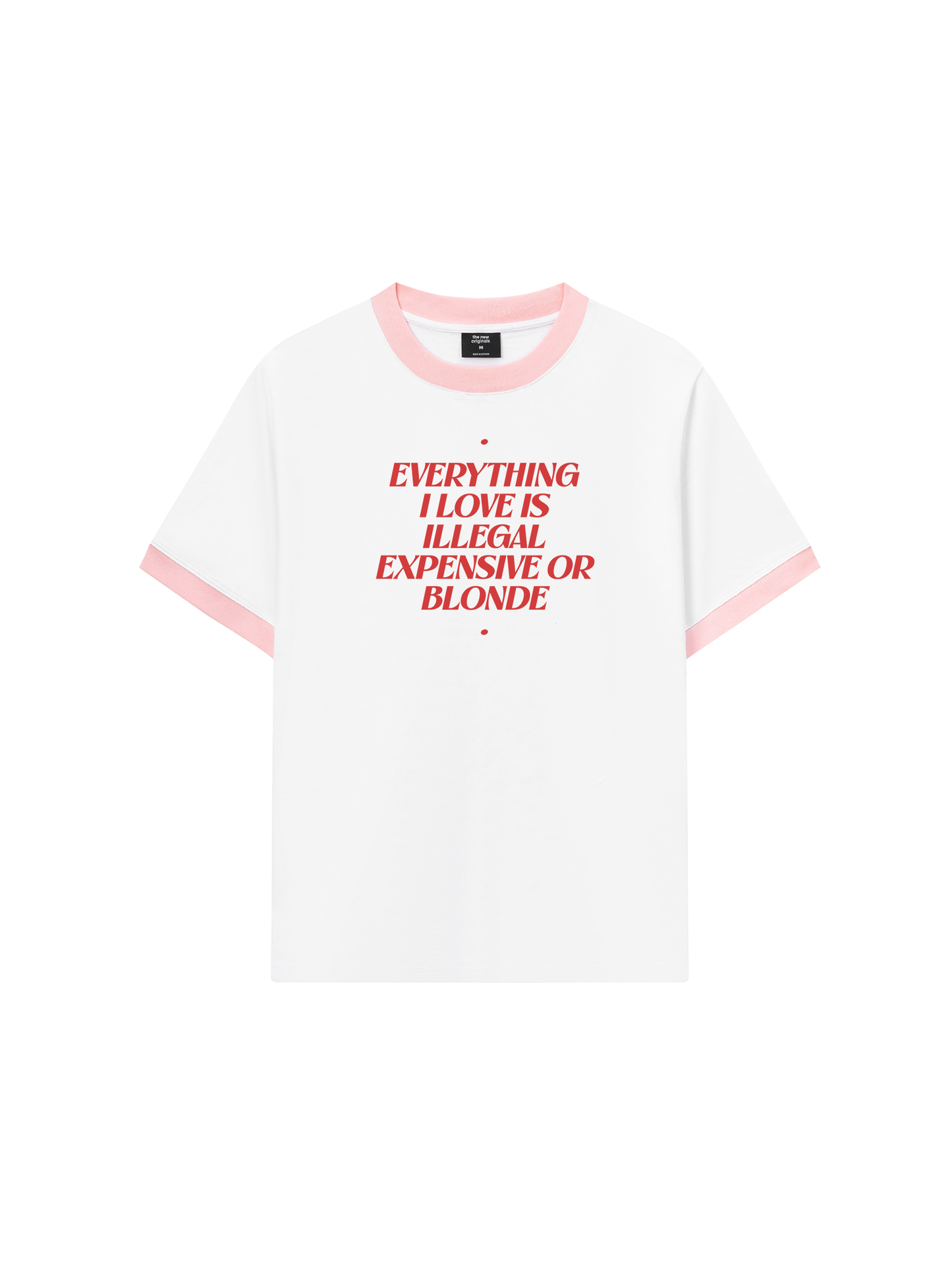 Áo Thun Ringer Relaxed Fit Life Vibe I_m Sexy