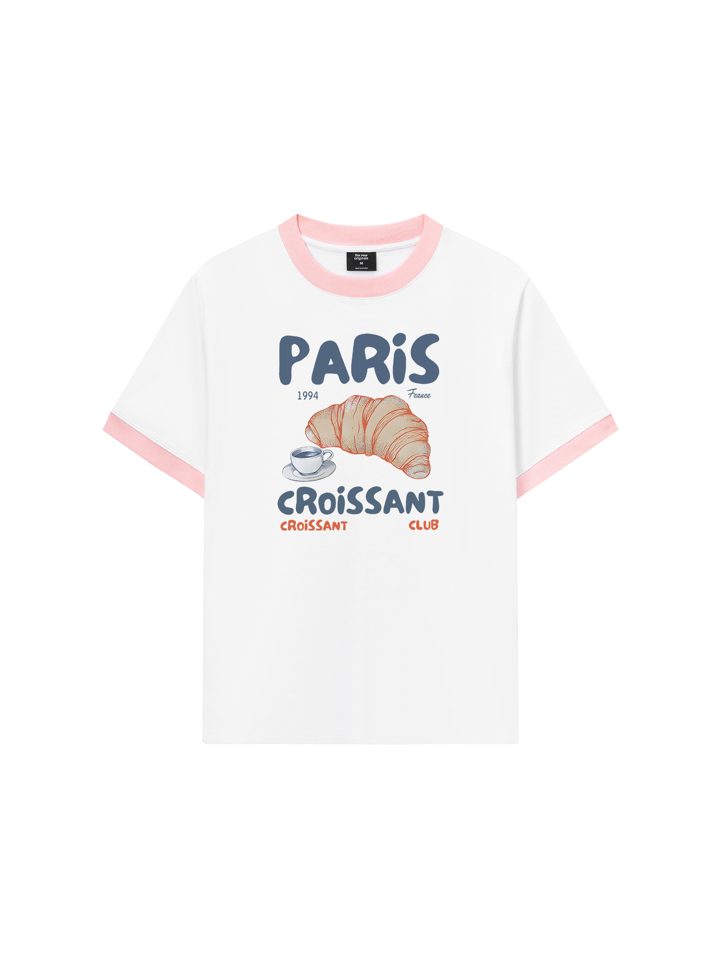Áo Thun Ringer Relaxed Fit Paris Coissant