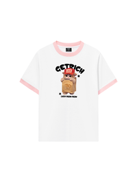 Áo Thun Ringer Relaxed Fit Animal Couple For Girl