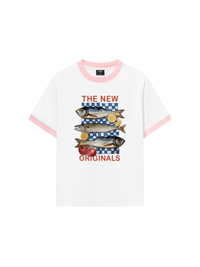 Áo Thun Ringer Relaxed Fit Fish Three