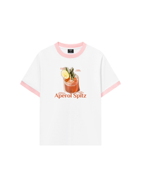 Áo Thun Ringer Relaxed Fit Fresh Aperol Spitz