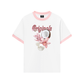 Áo Thun Ringer Relaxed Fit Summer Vibes Pink Girl Beachy