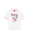 Áo Thun Ringer Relaxed Fit Summer Vibes Pink Girl Beachy
