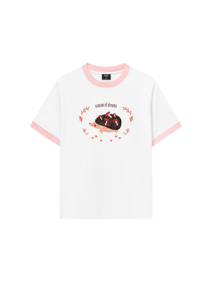Áo Thun Ringer Relaxed Fit Autumn Season of Dreams