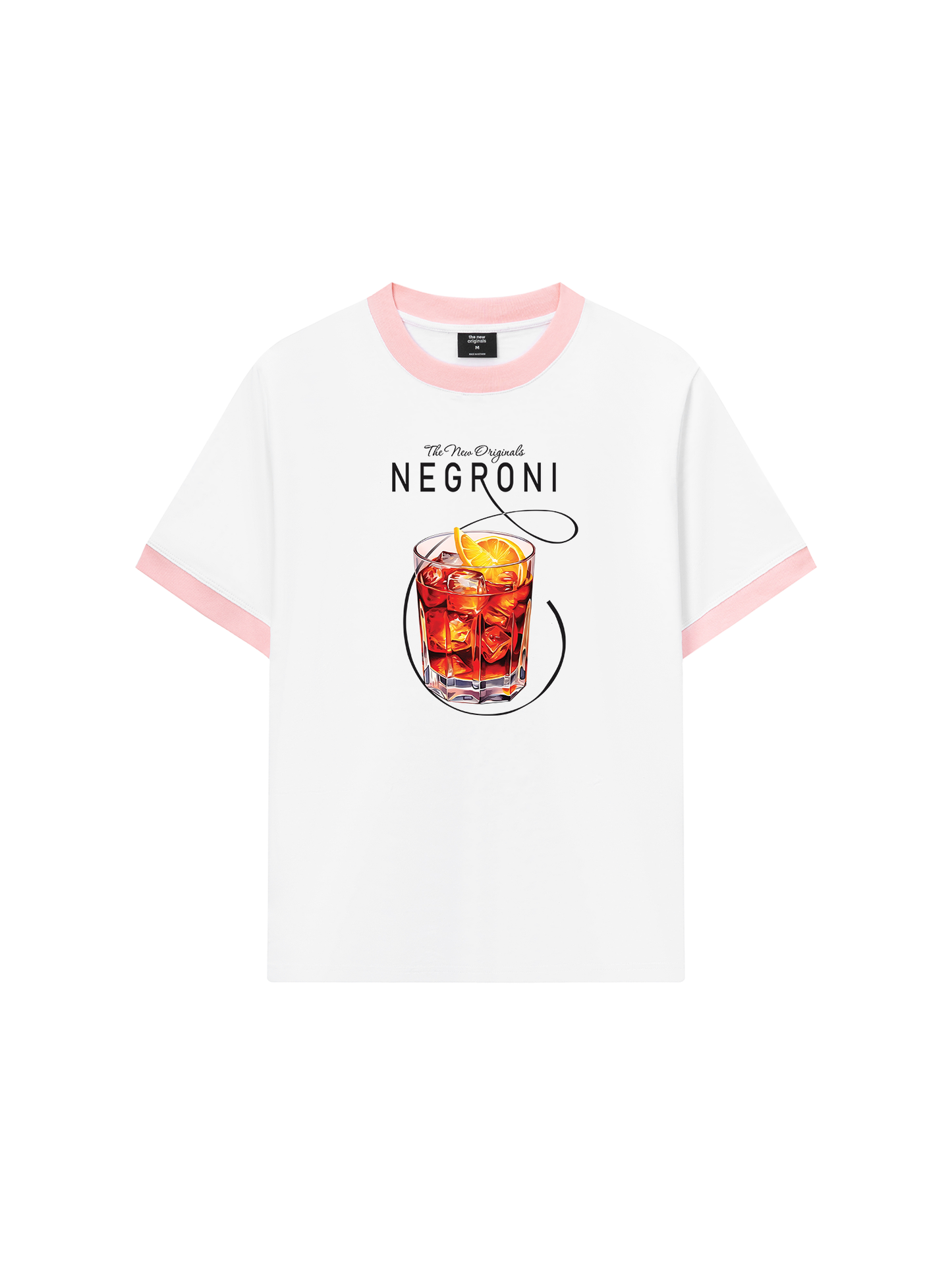 Áo Thun Ringer Relaxed Fit negroni