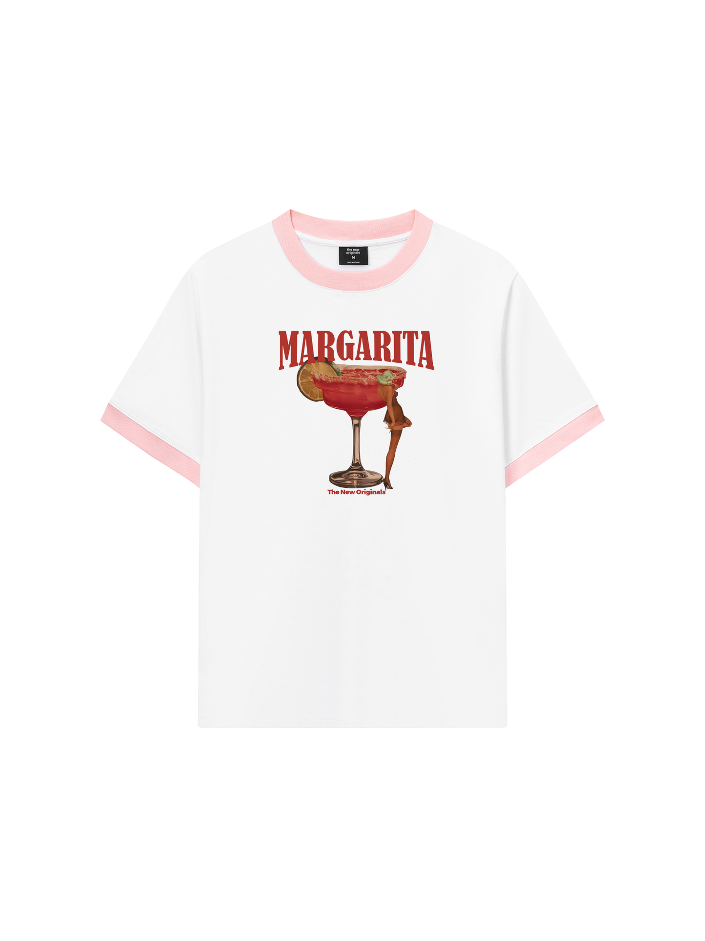 Áo Thun Ringer Relaxed Fit Fresh Margarita Retro