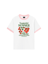 Áo Thun Ringer Relaxed Fit Suummer Vibes Tomato Girl