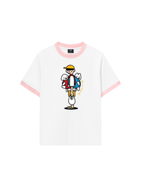 Áo Thun Ringer Relaxed Fit Let_s go