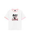 Áo Thun Ringer Relaxed Fit Be Bold Art Is Not A Crime