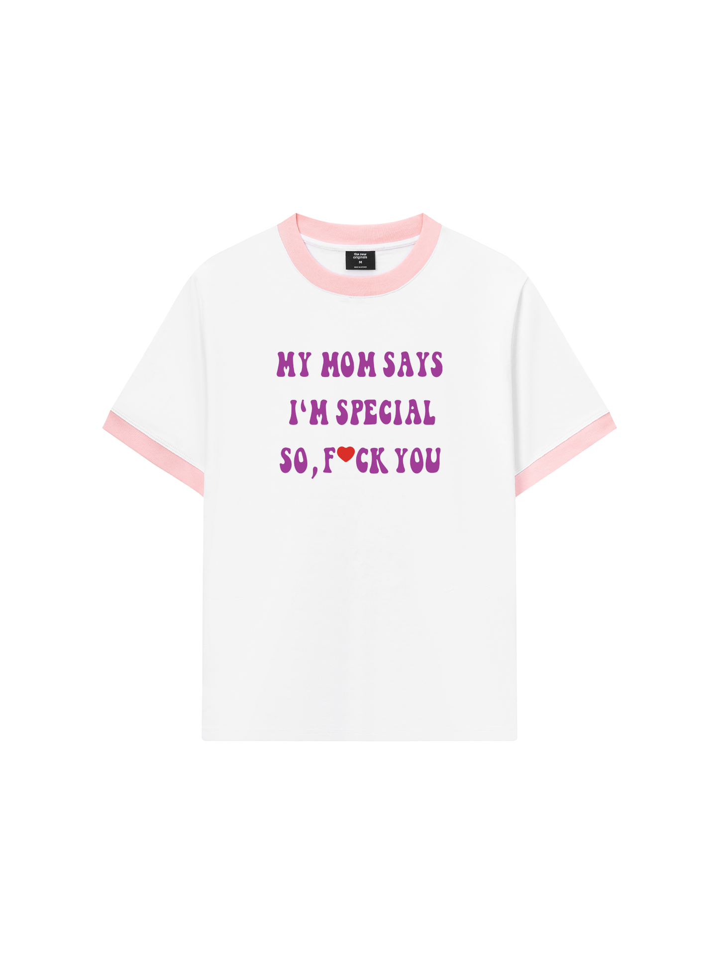Áo Thun Ringer Relaxed Fit My mom says I_m special