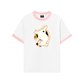 Áo Thun Ringer Relaxed Fit No Though Just Cat