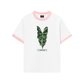 Áo Thun Ringer Relaxed Fit Tropical Alocasia Leaf