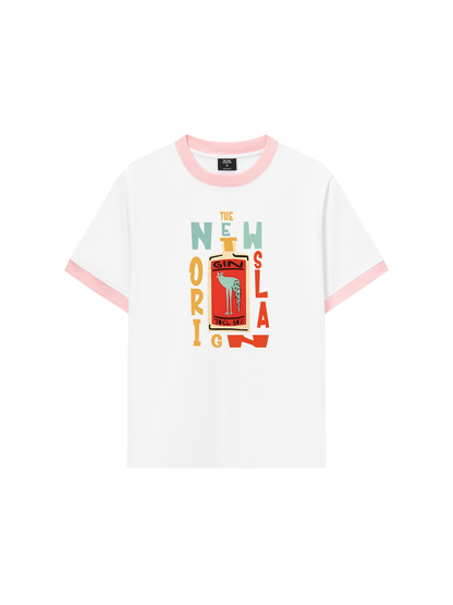 Áo Thun Ringer Relaxed Fit GIN