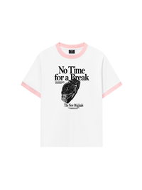 Áo Thun Ringer Relaxed Fit No Time For A Break