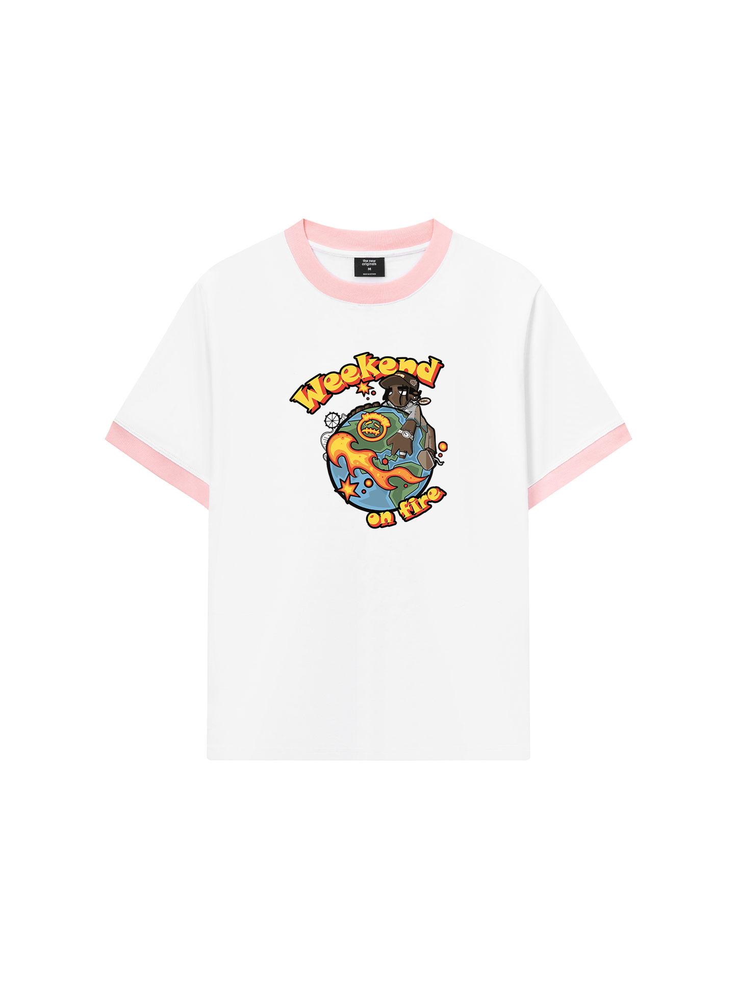 Áo Thun Ringer Relaxed Fit Weekend On Fire
