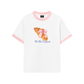 Áo Thun Ringer Relaxed Fit Go Get A Croissant