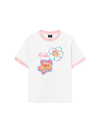 Áo Thun Ringer Relaxed Fit Summer Vibes Malibu Floral