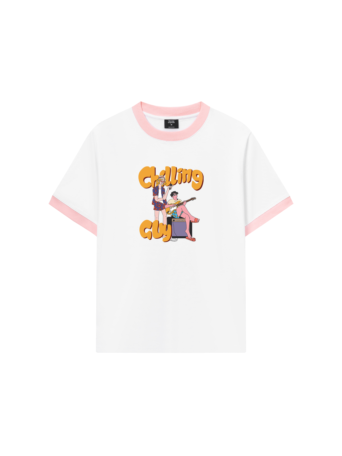 Áo Thun Ringer Relaxed Fit Weekend Chilling Guy
