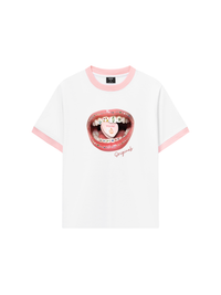 Áo Thun Ringer Relaxed Fit Diamond Grills Pills