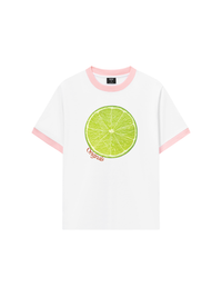 Áo Thun Ringer Relaxed Fit Summer Vibes Lemon