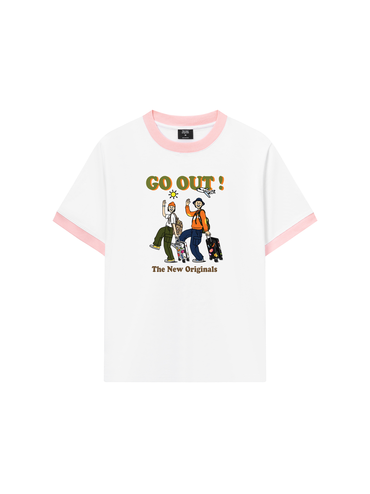 Áo Thun Ringer Relaxed Fit Weekend Go Out