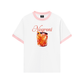 Áo Thun Ringer Relaxed Fit Fresh Red Negroni