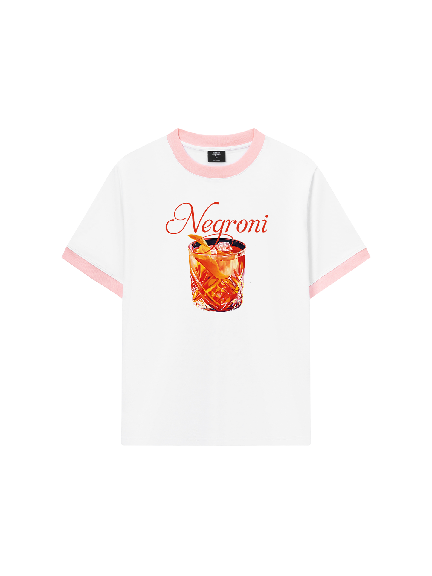 Áo Thun Ringer Relaxed Fit Fresh Red Negroni