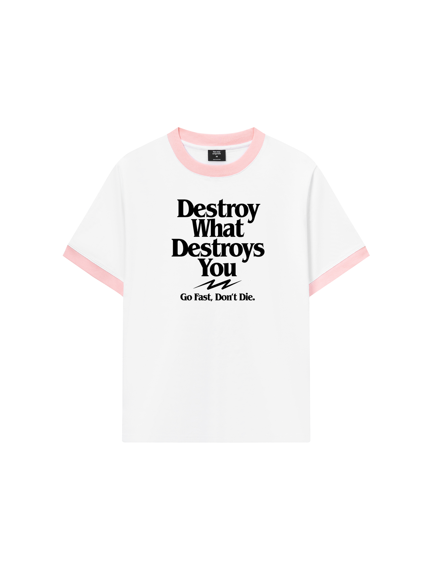 Áo Thun Ringer Relaxed Fit Life Vibe Destroy What Destroy You