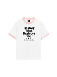 Áo Thun Ringer Relaxed Fit Life Vibe Destroy What Destroy You