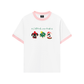 Áo Thun Ringer Relaxed Fit Animal Mood Cold Hand Warrm Heart