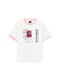 Áo Thun Ringer Relaxed Fit TROPICAL At Least We Fell In Love